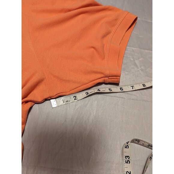 Tommy Bahama Men’s 2XB Short Sleeve Polo Shirt Orange Pima Cotton Blend (993) - Picture 14 of 16